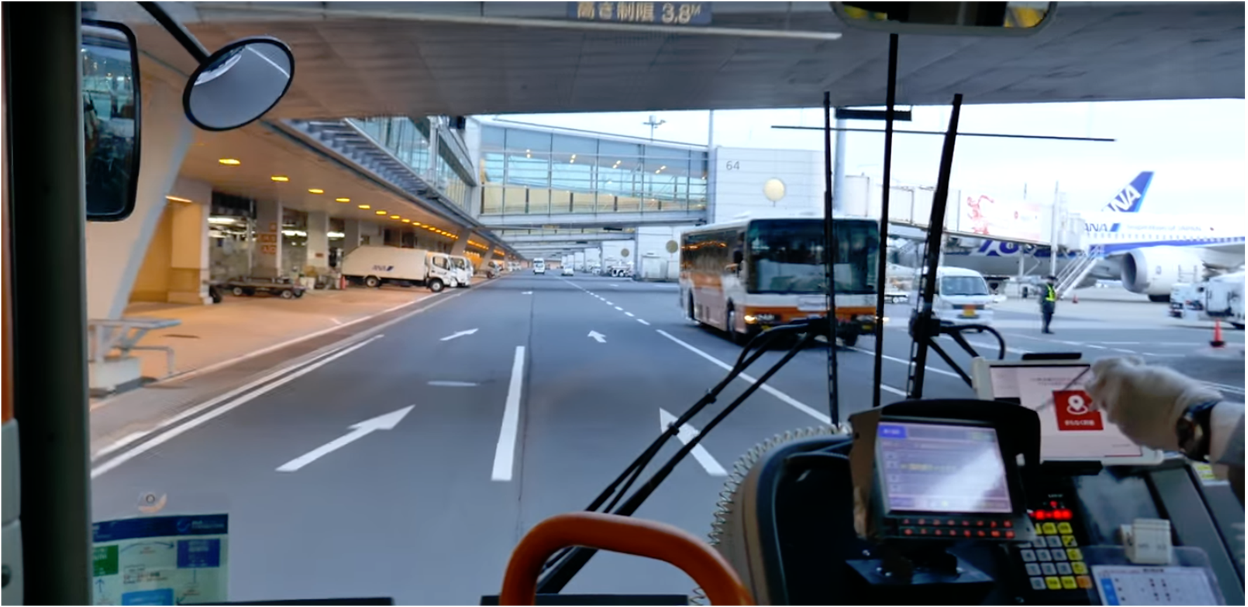 View of the Driver Application on runway, image credit youtube